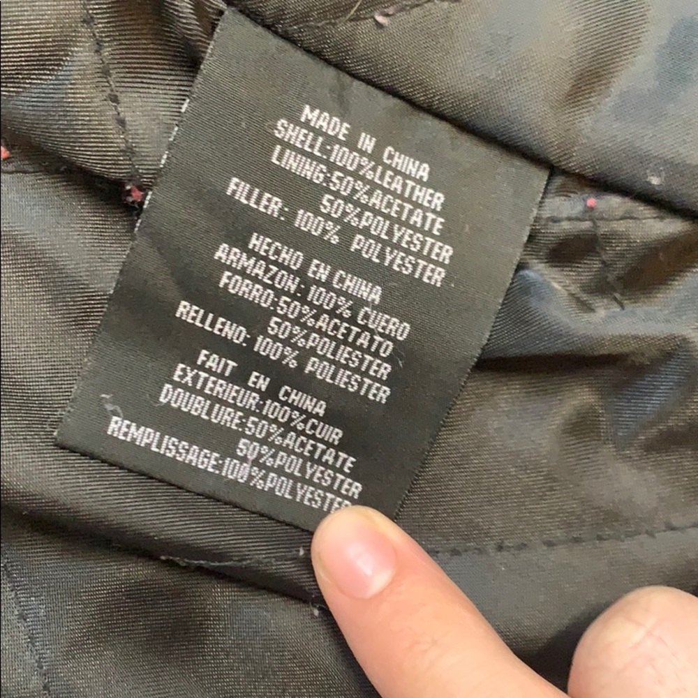 Kc Collection Large Leather Jacket - image 4